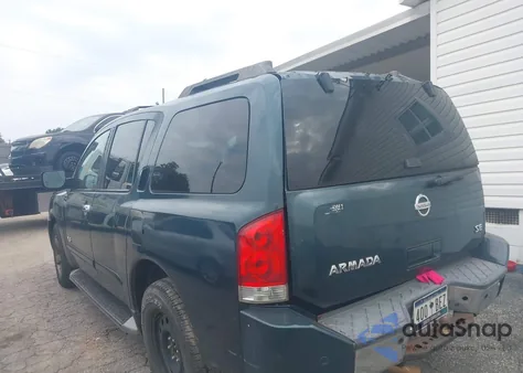 2005 Nissan Armada Se из США, поврежденный, VIN 5N1AA08A05N705918